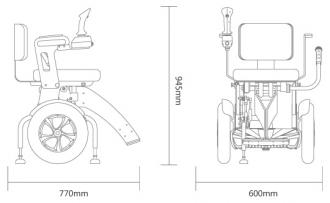 Elektrický invalidní vozík Airwheel A6s