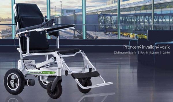 Elektrický invalidní vozík Airwheel H3PS Dálkově ovl. až na 20m 29 kg.